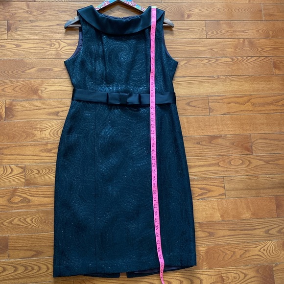 🖤👗Franco Mirabelli shimmery black midi dress and matching jacket size 10. - Picture 13 of 16